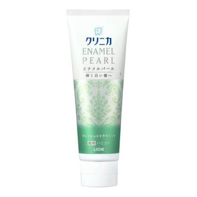獅王CLINICA ENAMEL PEARL美白牙膏(柑橘薄荷)